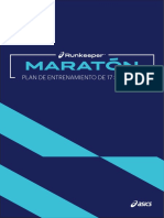 Maratón: Plan de Entrenamiento de 17 Semanas