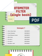 KLP 7 - Fotometer Filter Single Beem
