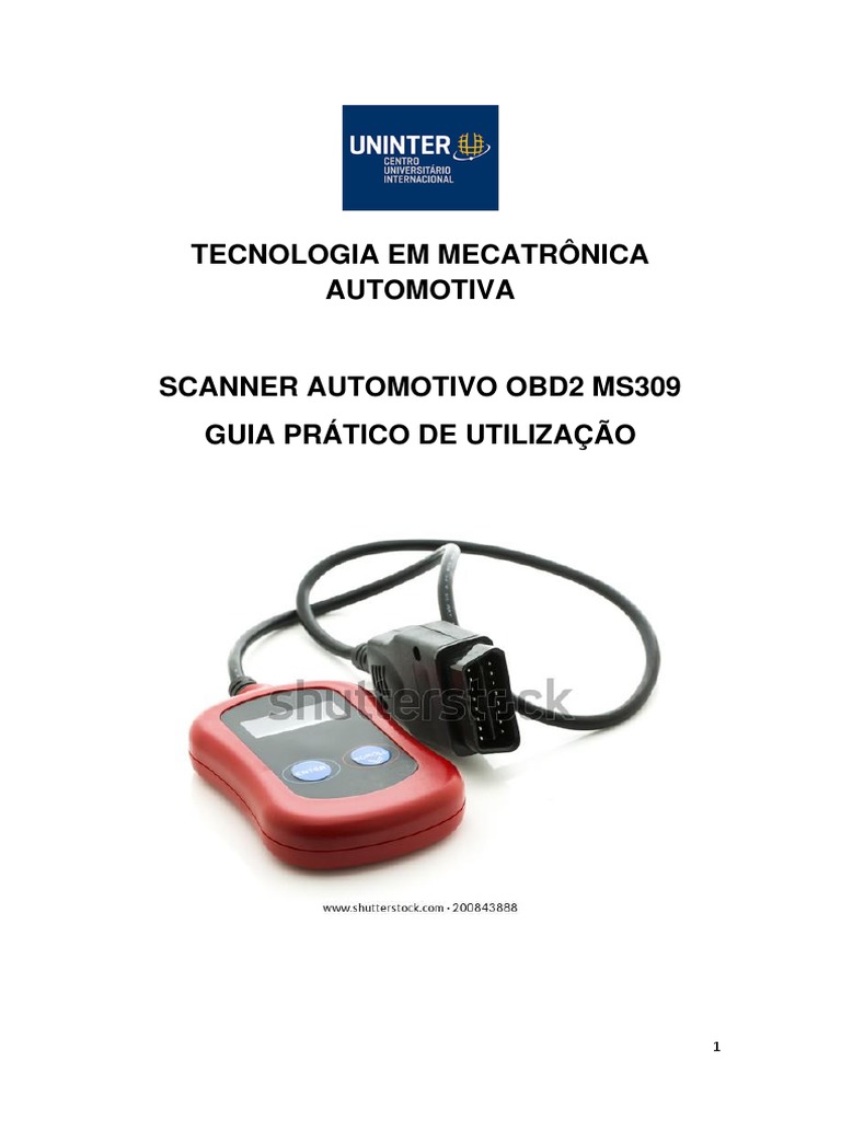 Guia Prático do Scanner OBD2 MS309 | PDF | Injeção eletrônica | Carro