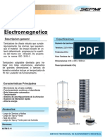 Tamizadora Electromagnetica