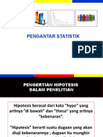 Pengantar Statistik 3 - Hipotesa Penelitian