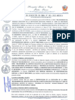 contrato de ejecucion de obra n 001-2022