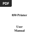 850 User Manual