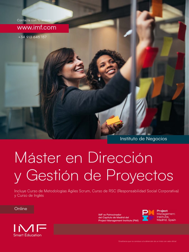 Master Project Management | PDF | Gestión de proyectos | Profesional en ...