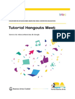 Tutorial Google Hangouts Meet