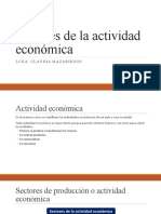 Clase Sectores de Producción