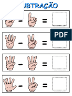 Coleção Bê Adapt Tea Atividades - Projeto Folha de Atividade de Matemática Trabalhando Com A Subtração PDF