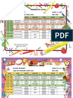 Horario de Clases - Nolberto