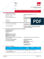 Ficha de datos de seguridad nitrato de estroncio