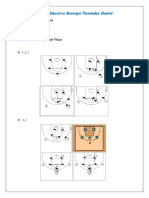 Educación Física Zonas Defensa Baloncesto