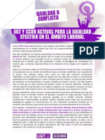 Manifiesto Conjunto Ugt y Ccoo 8 de Marzo de 2023 1 0