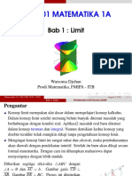 MA1101 Matematika 1A Bab 01-Limit PDF