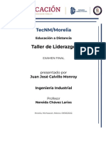 Taller de Liderazgo Examen FINAL PDF