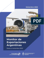 Monitor Exportaciones AAICI (Datos A Noviembre 2022)