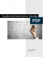 Cuadernillo Matemática 5to B 2023