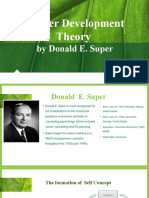 Donald Super - Career Development Theory