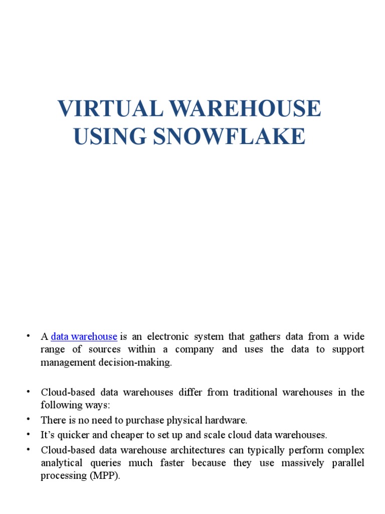 Understanding Snowflake Data Cloud | PDF | Cloud Computing | Software ...