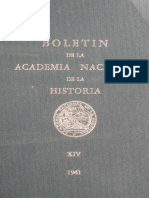BaANH48605 Boletín de La Academia Nacional de La Historia XIV 1941 PDF