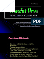 Filsafat Ilmu Penelitian Kualitatif PDF