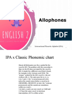 ALLOPHONES