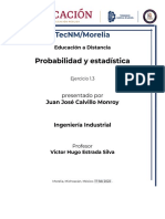 Probabilidad y Estadistica Ejercicio 1.3