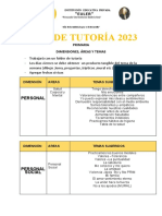 Primaria Dimensiones, Areas y Temas