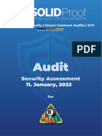 SmartContract Audit Solidproof 8ball Finance