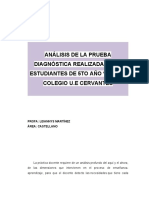 Informe. Actividad Diagnóstica