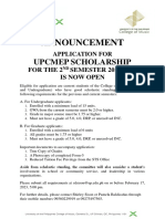 Announcement Scholarship 022ED