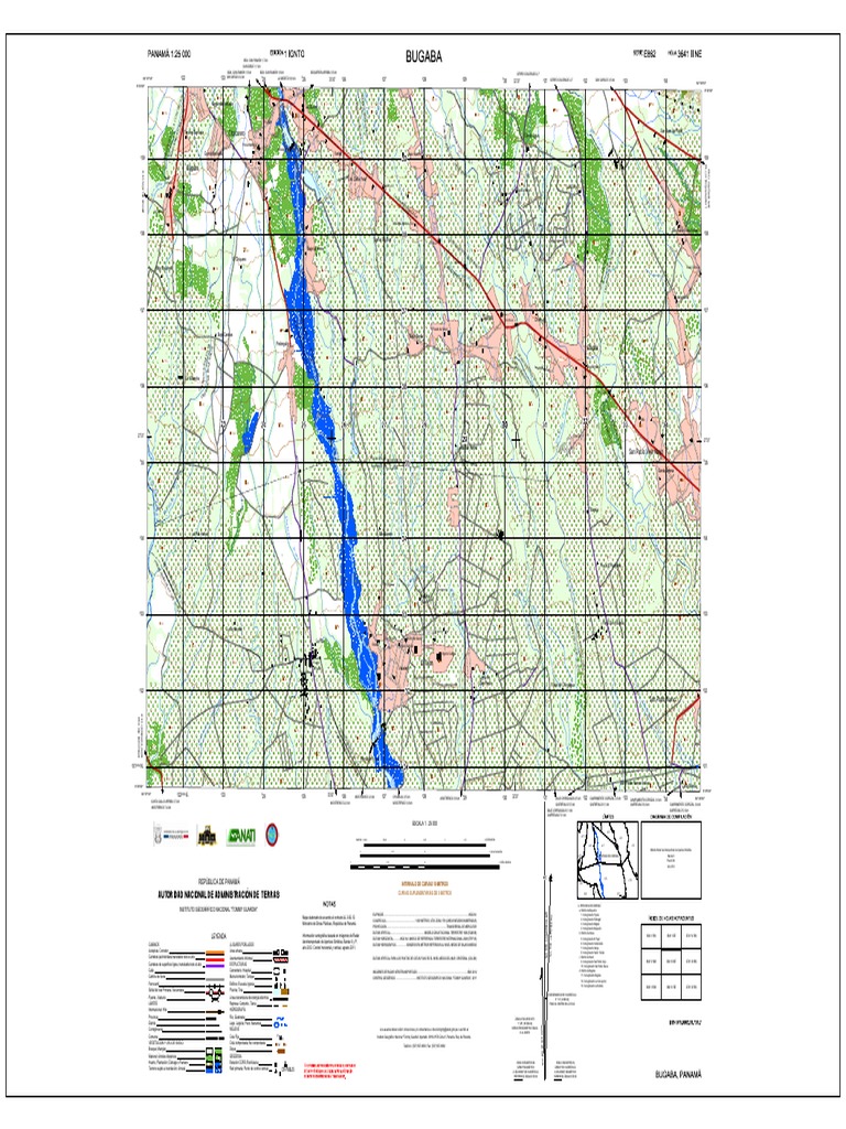 Mapa Geográfico de Chiriquí, Panamá | PDF