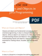 Week 2 - Class and Objects PDF