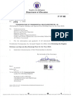 Proclamation 555 Holidays 2019 | PDF