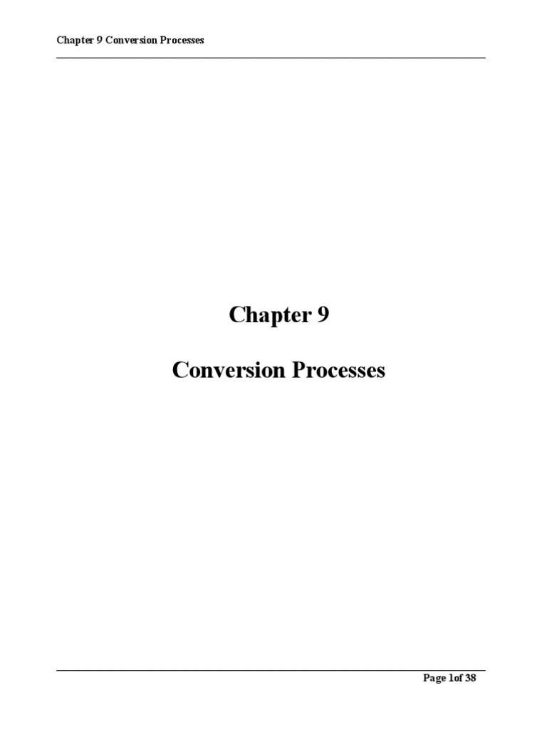 Overview of Conversion Processes in Refining | PDF | Cracking ...