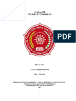 Tugas Makalah - Filsafat - Pendidikan PDF