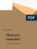 Histoire Romaine - Textes Et Documents