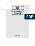 Peter Weiss - Die Ästhetik Des Widerstands, Bd.1