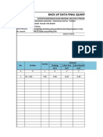 Back Up Data Final Quantity