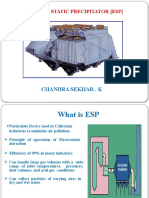 Electro Static Precipitator (Esp) : Chandra Sekhar - K