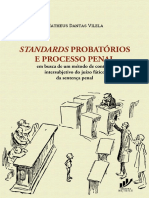 Livro - Standards Probatórios e Processo Penal