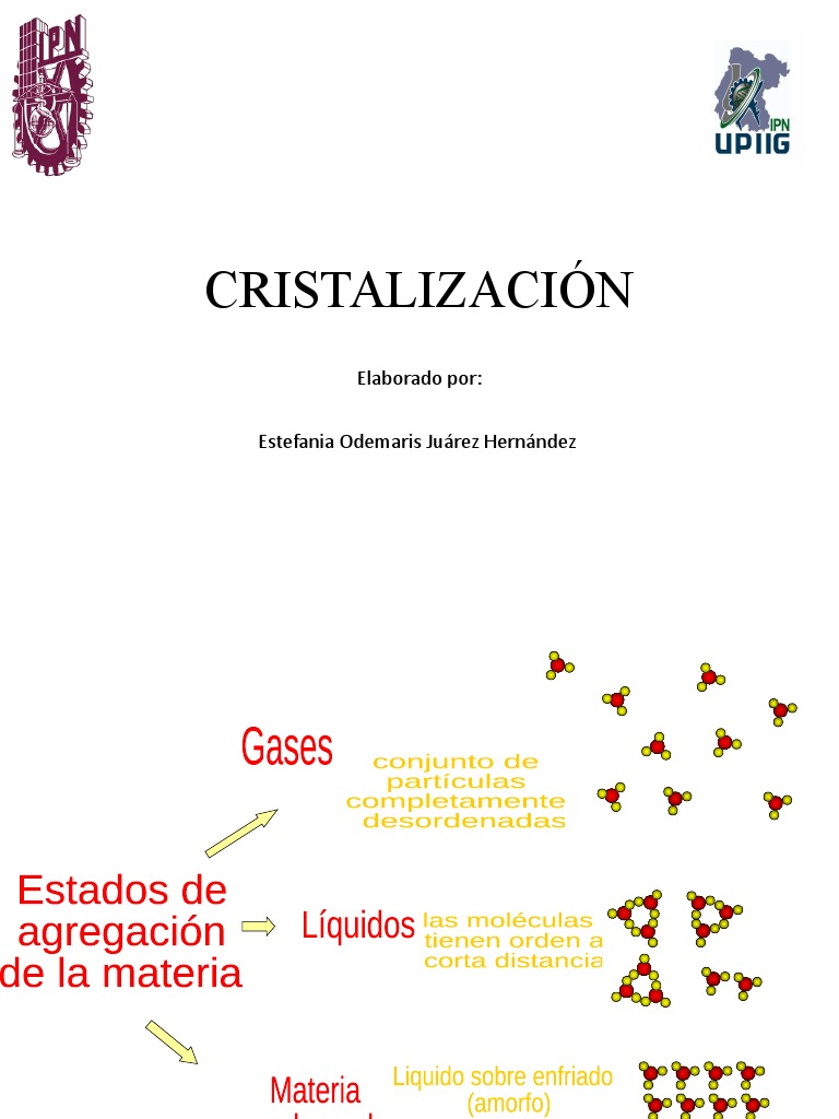 CRISTALIZACIÓN-Química Básica | Descargar gratis PDF | Solubilidad ...