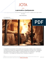 Prisão preventiva e justiçamento _ JOTA Info - Marco Aurélio