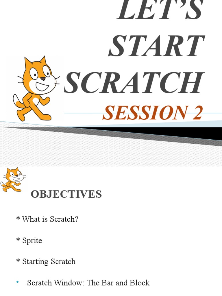 Introduction to Scratch Programming | PDF | Scratch (Programming ...