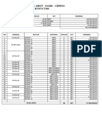 Rekap Material Pasir - Sirtu - Cipping