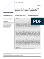 Effectiveness of 12-Week Inspiratory Muscle Training With Manual Therapy in Patient With COPD PDF