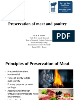 Preservation of Meat and Poultry