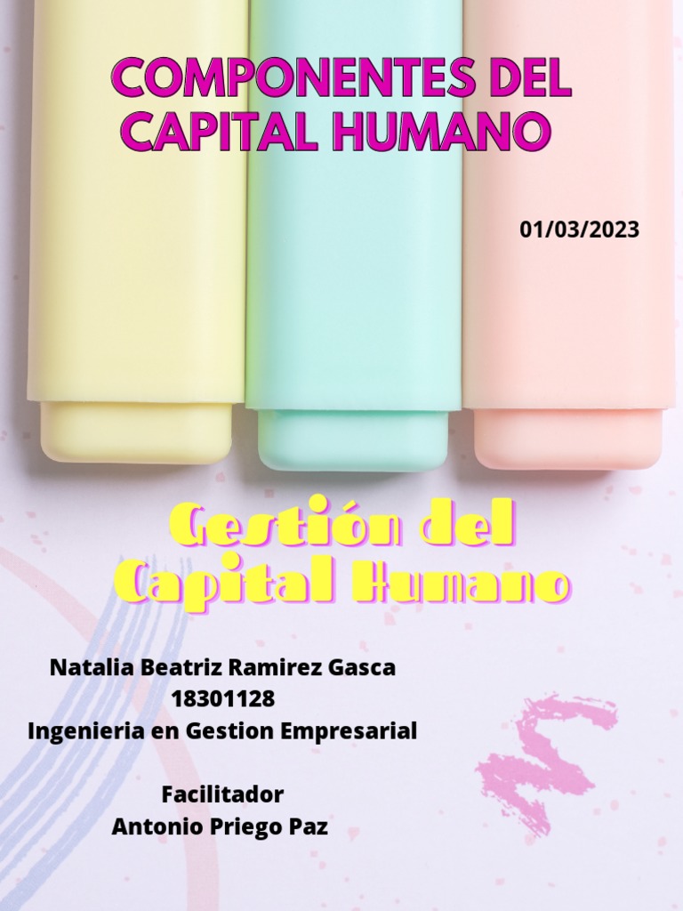 Componentes Del Capital Humano PDF | PDF | Reclutamiento | Capital