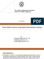 Stock Market Analysis Using Machine Learning
