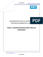 TEMA 4 - Administracion Linea de Comandos