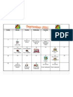 September Calendar 2011