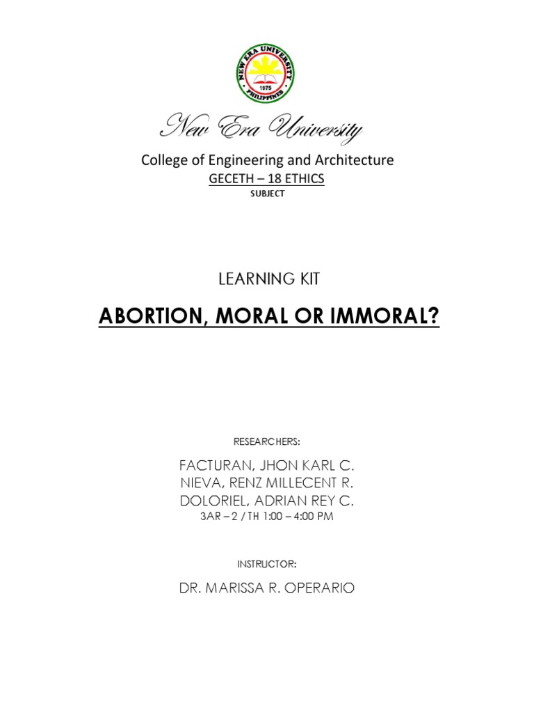 ABORTIONrev | PDF | Abortion | Pregnancy